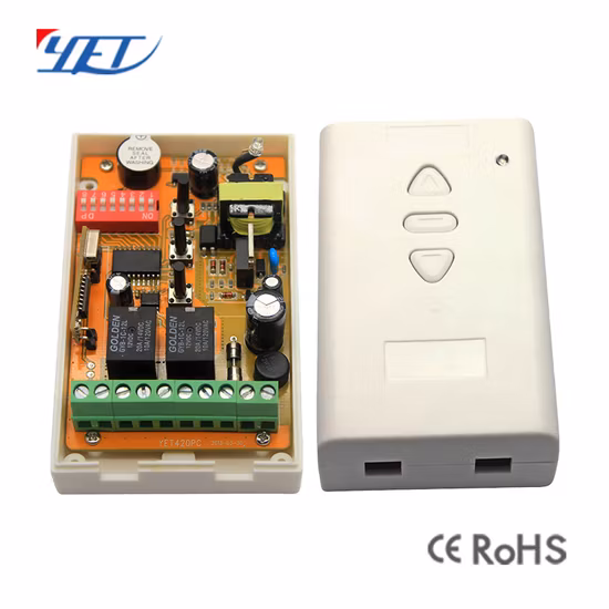 Micro Transmitter and Receiver RC Yet420PC for Rolling Gate /Window