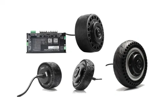 Servomotore per mozzo ruota senza spazzole AMPS 12 pollici 30nm 48VDC IP67 impermeabile per robot Agv Robot di consegna all'aperto